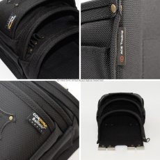 画像7: ニックス 腰道具 KNICKS BAT-301DDXSP 前袋EVA型押し 背面チタン補強プレート入り 背折れ防止 チェーンタイプ コーデュラ バリスティック 3段腰袋 (7)