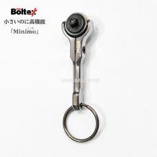 画像1: ラチェット 小型 持ち運び 携帯可能 キーホルダー ソケットタイプ 1/4dr 6.35mm ミニモ クイックリリース機能 BM-1/4dr-so ボルテックス (1)