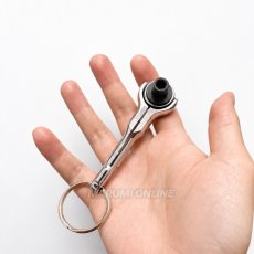 画像4: ラチェット 小型 持ち運び 携帯可能 キーホルダー ビット専用 六角軸 1/4dr 6.35mm ミニモ クイックリリース機能 BM-1/4dr-BI ボルテックス (4)