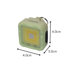 画像11: BIGMAN ビッグマン 【蓄光】 小型 LED ミニミニポケットライト充電式 キューブ マグネット クリップ タジマセフにも DIY BPML-EVO2 (11)