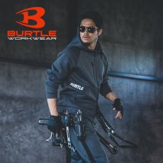 画像2: 防寒作業服 BURTLE バートル エアーテックフーディ ストレッチ 4089  軽防寒 2023年秋冬新作 (2)