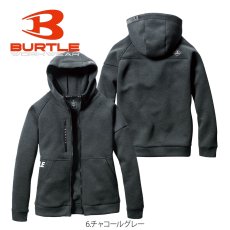 画像5: 防寒作業服 BURTLE バートル エアーテックフーディ ストレッチ 4089  軽防寒 2023年秋冬新作 (5)