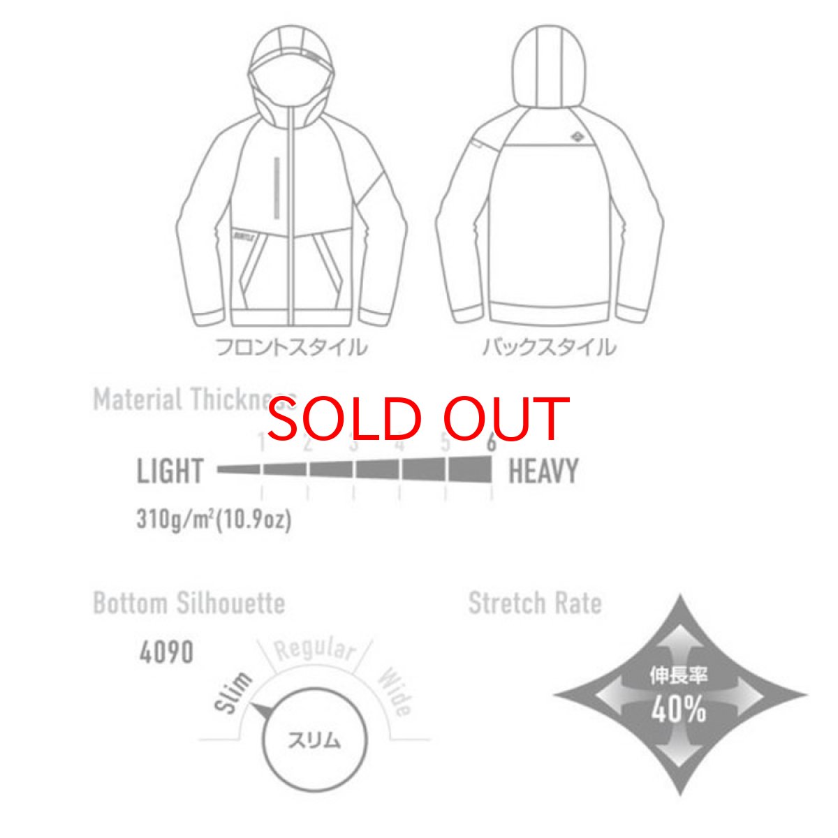 画像6: 防寒作業服 BURTLE バートル エアーテックフーディ ストレッチ 4089  軽防寒 2023年秋冬新作 (6)