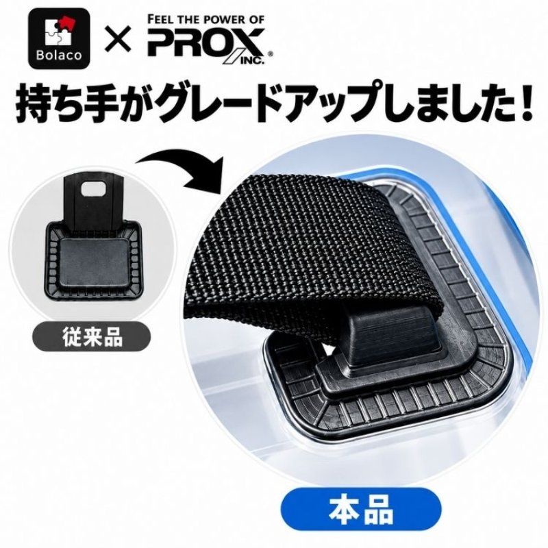 中の収納物が一目でわかるクリアミニバッカン Lサイズ 収納 ボックス