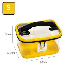 画像5: 中の収納物が一目でわかるクリアミニバッカン Sサイズ 収納 ボックス 整理 整頓 透明 箱 DIY 工具箱 ツールボックス PROX プロックス Bolaco CBS-Y (5)