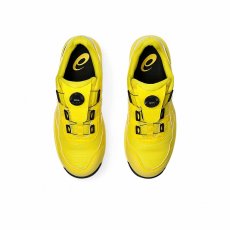 画像4: アシックス 安全靴 作業靴 限定カラー 限定色 リミテッド ウィンジョブ CP209 BOA ボア ローカット ヴァイブラントイエロー×ヴァイブラントイエロー (4)