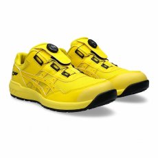 画像3: アシックス 安全靴 作業靴 限定カラー 限定色 リミテッド ウィンジョブ CP209 BOA ボア ローカット ヴァイブラントイエロー×ヴァイブラントイエロー (3)