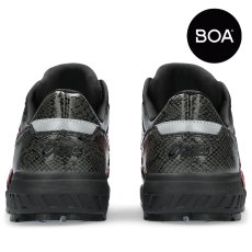 画像5: アシックス asics 作業靴 安全靴 ウィンジョブ CP306 BOA かっこいい おしゃれ ボア ブラック ローカット エナメル 蛇柄 (5)