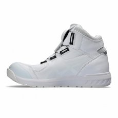 画像4: アシックス 安全靴 作業靴 限定カラー 限定色 リミテッド ウィンジョブ CP304 BOA ボア ハイカット ホワイト×ホワイト (4)