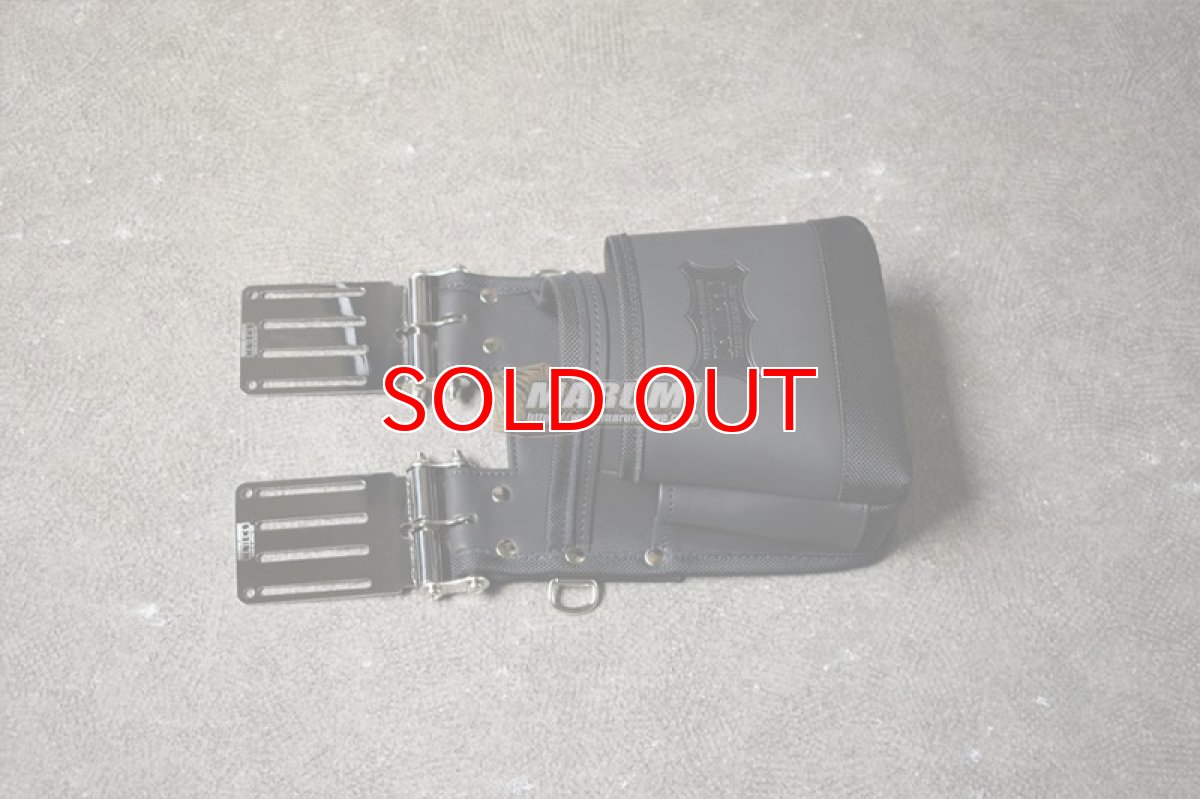 画像5: KNICKS ニックス KBS201TB + SUS15L + N-1 フルセット品 ブラック 黒 腰袋 腰道具 (5)