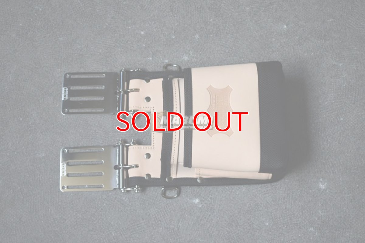 画像6: KNICKS ニックス KNS201TB + SUS15L + N-1 フルセット品 ナチュラル タン 腰袋 腰道具 (6)