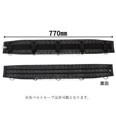 画像3: ガーデニング DIY 用品 腰サポーター 胴当 サポーターベルト クッション 大工 クラシックスミス DSLTYP-K (3)
