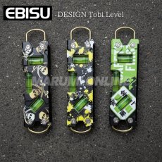 画像1: エビス EBISU デザイン トビレベル PROプロ 鳶レベル 水平器 レベル 測定器 パイレーツ スプラッシュ 安全第一 (1)