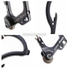 画像5: アウトドアエレメント OUTDOOR ELEMENT ファイヤービナー 国内正規品 カラビナ キャンプ用品 キャンプギア (5)