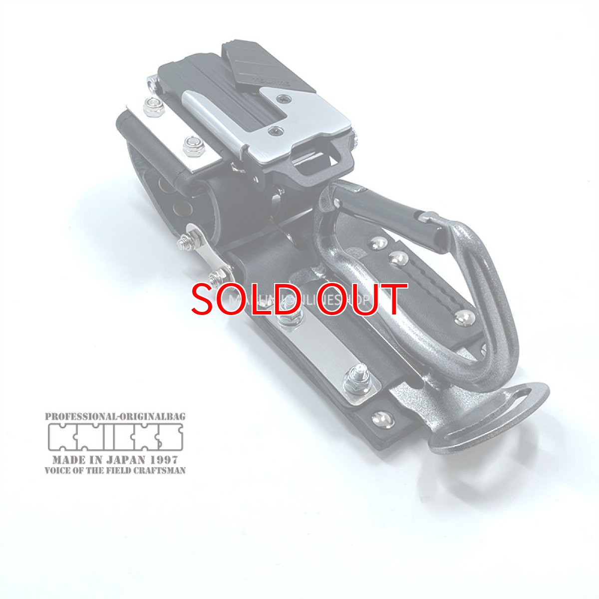 画像6: ニックス KNICKS チェーンタイプ金属セフ カラビナ ホルダーセット 【カラビナの色：特別色 ブラックシルバー】 (6)