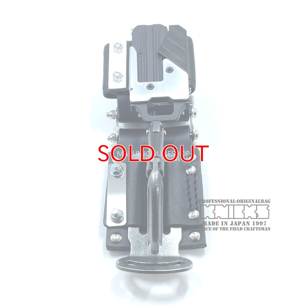 画像7: ニックス KNICKS チェーンタイプ金属セフ カラビナ ホルダーセット 【カラビナの色：特別色 ブラックシルバー】 (7)