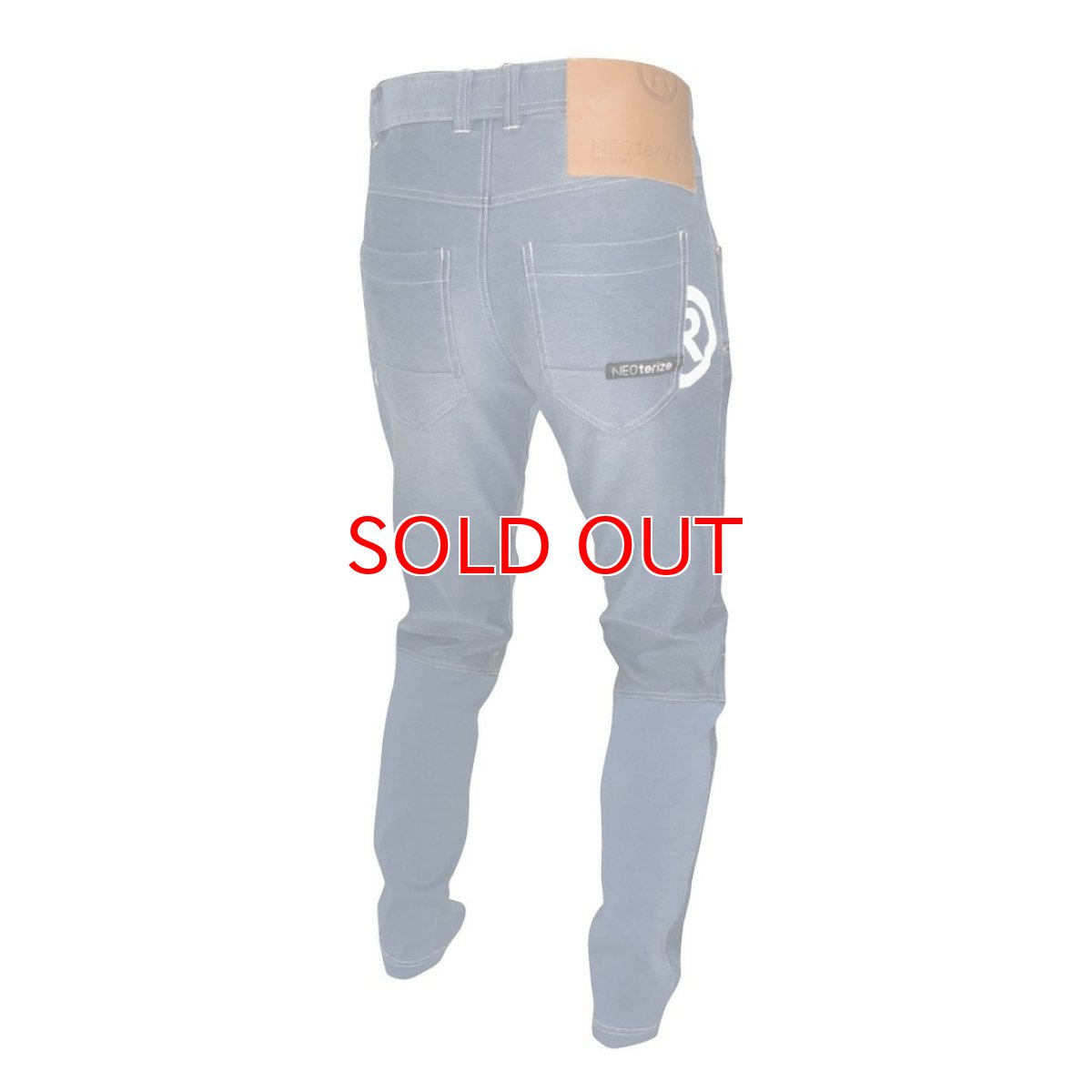 画像18: ネオテライズ おしゃれ かっこいい 作業着 作業服 年間素材 防炎加工 ストレッチ ニット デニム カーゴパンツ インディゴ No.8113 (18)