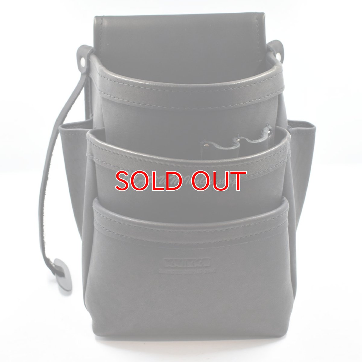 画像5: 【KNICKS】ニックス KB-301DDSP グローブ革 コンピ革 3段腰袋 レザー腰袋 (5)