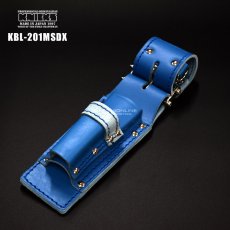 画像1: KNICKS ニックス KBL-201MSDX 青 ブルー チェーン式 モンキー シノ付きラチェットホルダー 工具差し 腰道具 (1)