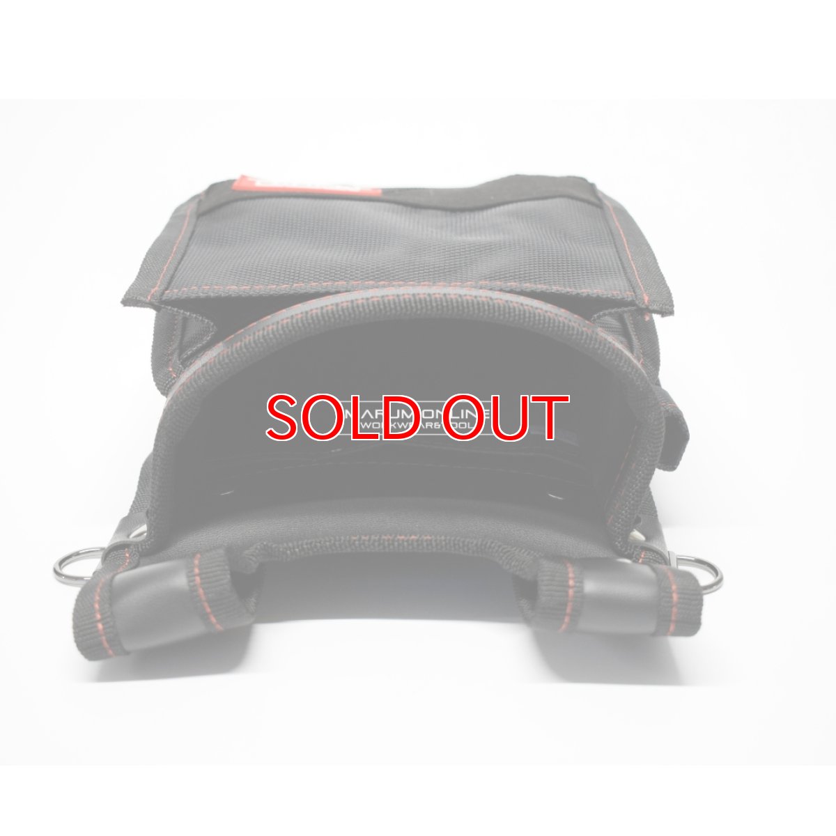 画像3: ニックス 腰道具 KNICKS 2段 腰袋 1680D ナイロン 赤タグ KC-201D (3)