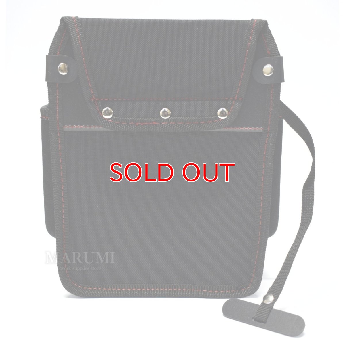 画像3: ニックス KNICKS コーデュラ ナイロン 赤タグ 1000d 超軽量 ベルト直通し 2段 腰袋 KC-211NS (3)