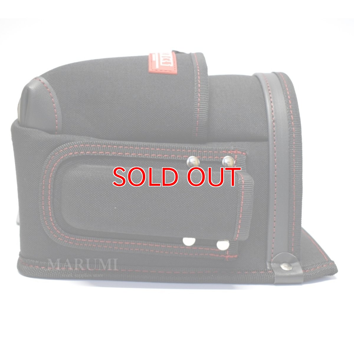 画像2: ニックス KNICKS コーデュラ ナイロン 赤タグ 1000d 超軽量 ベルト直通し 2段 腰袋 KC-211NS (2)