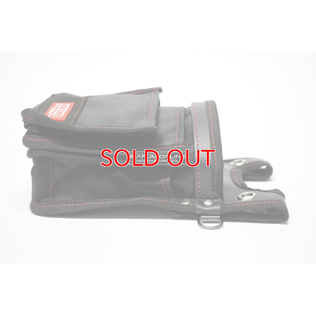 画像4: ニックス 腰道具 KNICKS 3段 腰袋 1680D ナイロン 赤タグ KC-301D (4)