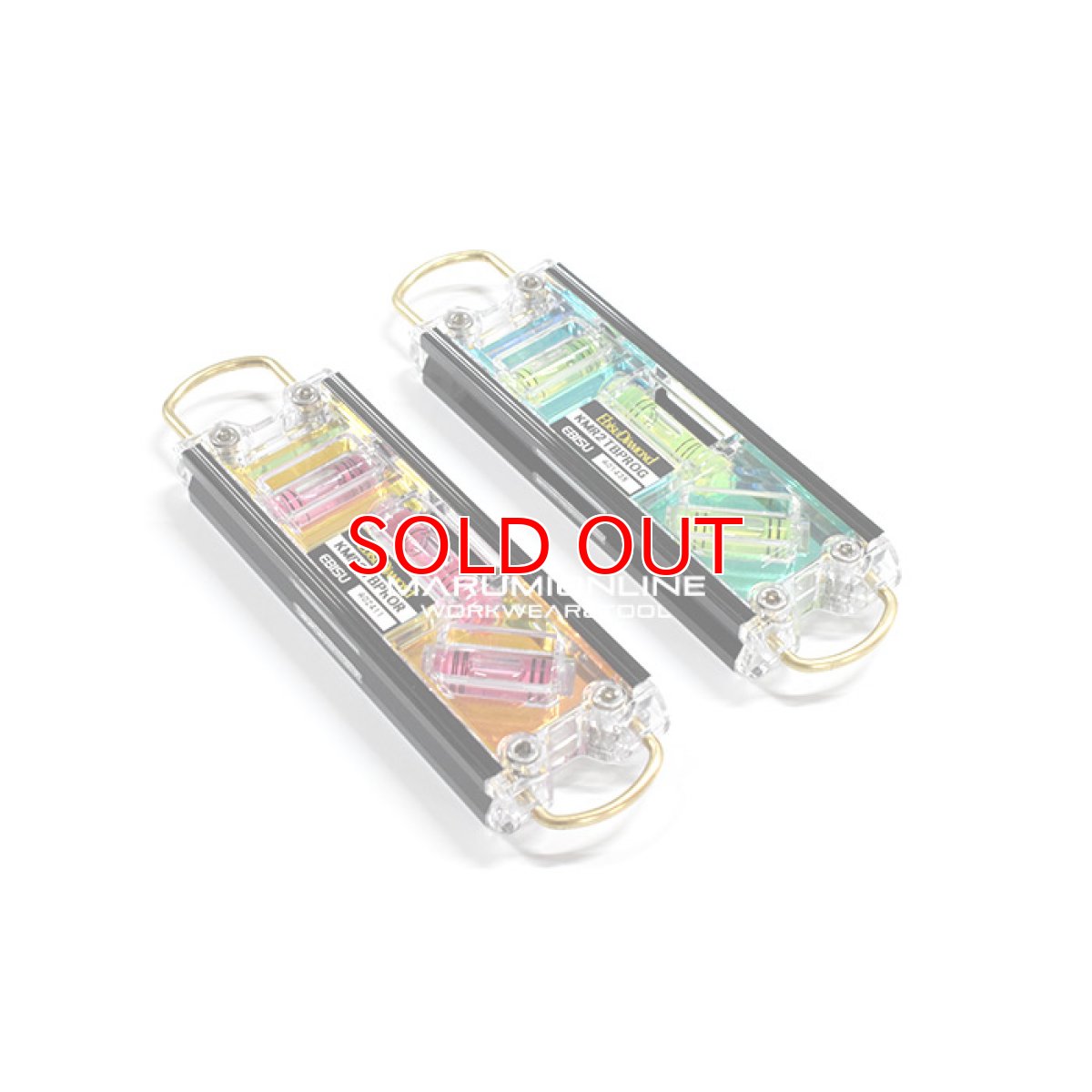 画像2: 水平器 エビス トビレベルプロ カメレオンカラー レベル マグネット付き KMR2TBPR (2)