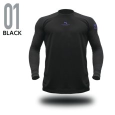 画像5: 2026年春夏 ボクラワークス コトブキニット 袖だけコンプレッション 長袖クルーネック インナー メンズ 接触冷感 吸汗速乾 ストレッチ 3612 (5)