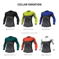 画像6: 2026年春夏 ボクラワークス コトブキニット 長袖クルーネック キシリトールプリント インナー メンズ 接触冷感 吸汗速乾 ストレッチ 3614 (6)