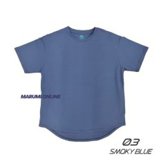 画像11: 2026年春夏 ボクラワークス コトブキニット ラウンドヘム オーバーサイズ 半袖 Tシャツ メンズ ストレッチ コットンタッチ 吸汗速乾 UVカット 3624 (11)