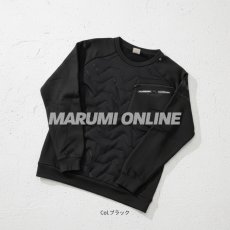画像6: ボクラワークス 秋冬 防寒 長袖 ピンソニック 中綿 マイクロフリース 裏起毛 ストレッチ クルーネック (6)