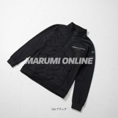 画像4: ボクラワークス 秋冬 防寒 長袖 ピンソニック 中綿 マイクロフリース 裏起毛 ストレッチ ハーフジップ (4)