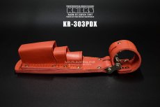 画像8: KNICKS ニックス KR-303PDX 赤 レッド チェーン式 親子3段ペンチホルダー 腰道具 工具差し (8)