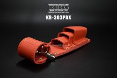 画像5: KNICKS ニックス KR-303PDX 赤 レッド チェーン式 親子3段ペンチホルダー 腰道具 工具差し (5)