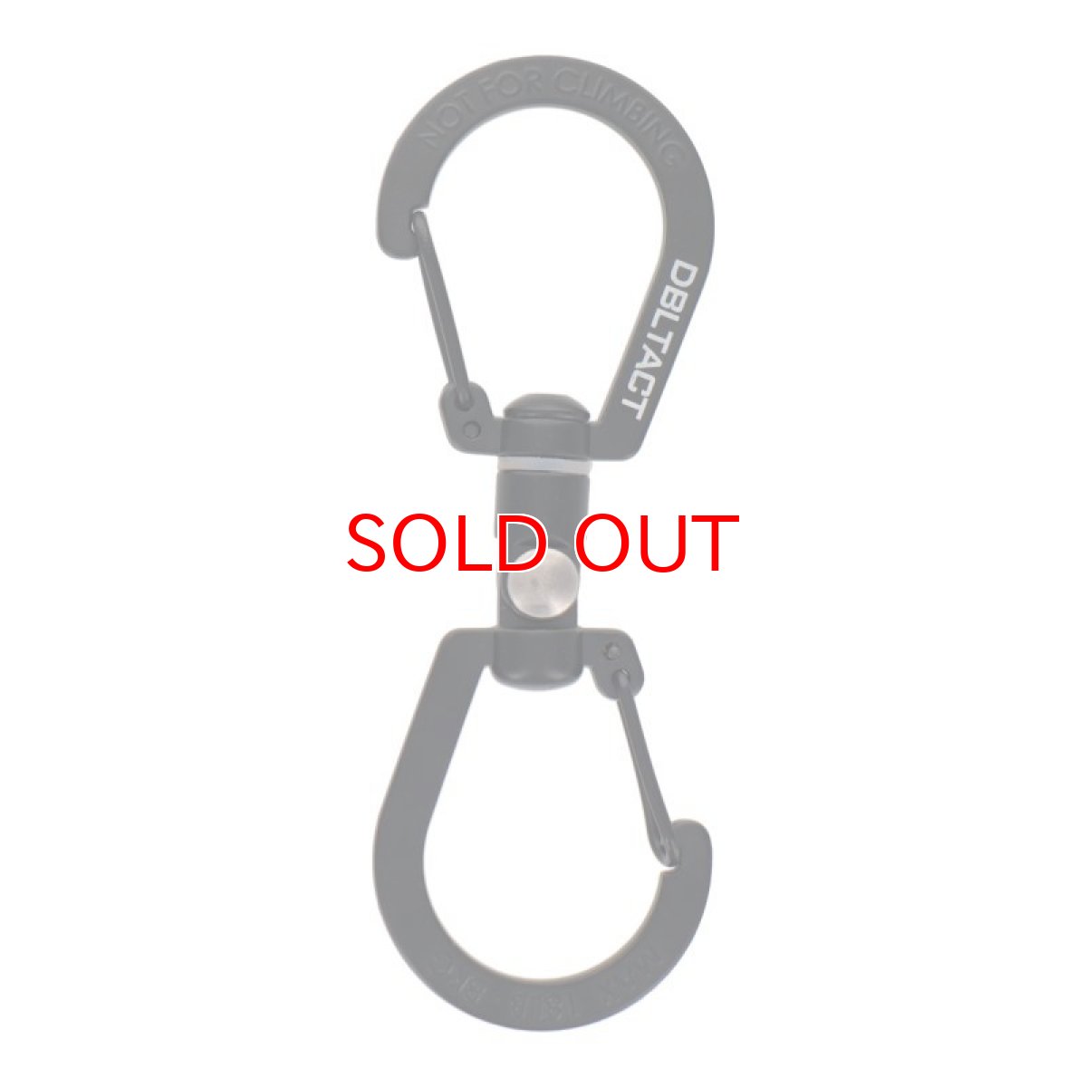 画像26: ダブルタクト DBLTACT DT-KSU-80 S型ユニバーサルカラビナ 80mm 360度回転+左右90度に曲がる 丈夫な亜鉛ダイキャスト製 (26)