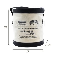 画像5: ニックス KNICKS KH-185 KH185 腰道具 24オンス 帆布生地 小物 バケツ バリスティック 補強 ハンプ はんぷ (5)