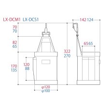 画像7: ロックス ツノダ TSUNODA 腰袋 腰道具 ワンタッチで外す・組み替える LOCX 着脱式 ダストカップ Mサイズ LX-DCM1 (7)