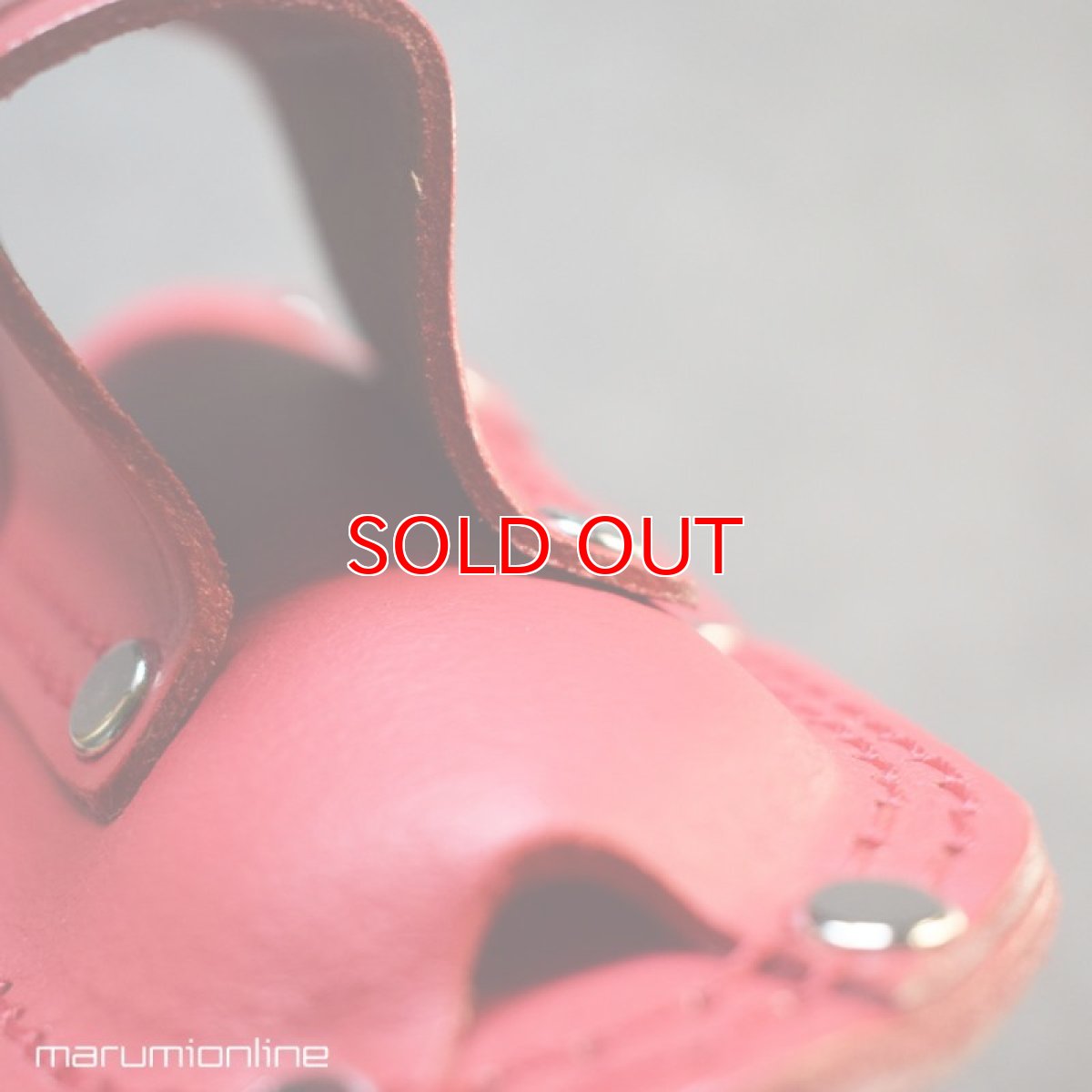 画像8: 限定 赤備え 鳶壱 LX-03RED 牛革工具差し ミニカッター＆ラチェットレンチ2段差 番線カッターラチェットレンチ Dリング付 国産本革使用 腰道具 日本製 (8)