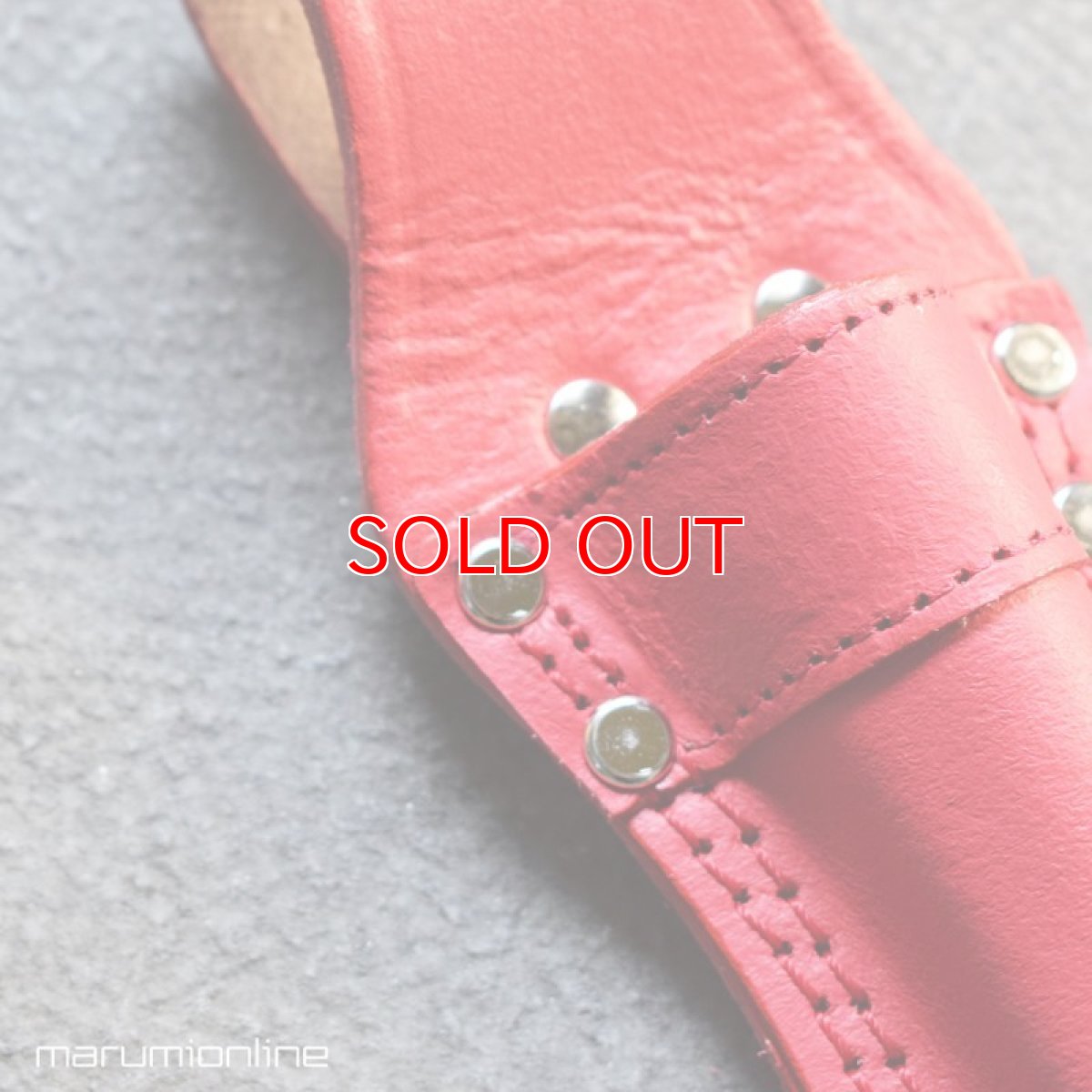 画像7: 限定 赤備え 鳶壱 LX-12RED 牛革工具差し シノ・ラチェットレンチ差  Dリング付 国産本革使用 腰道具 日本製 (7)