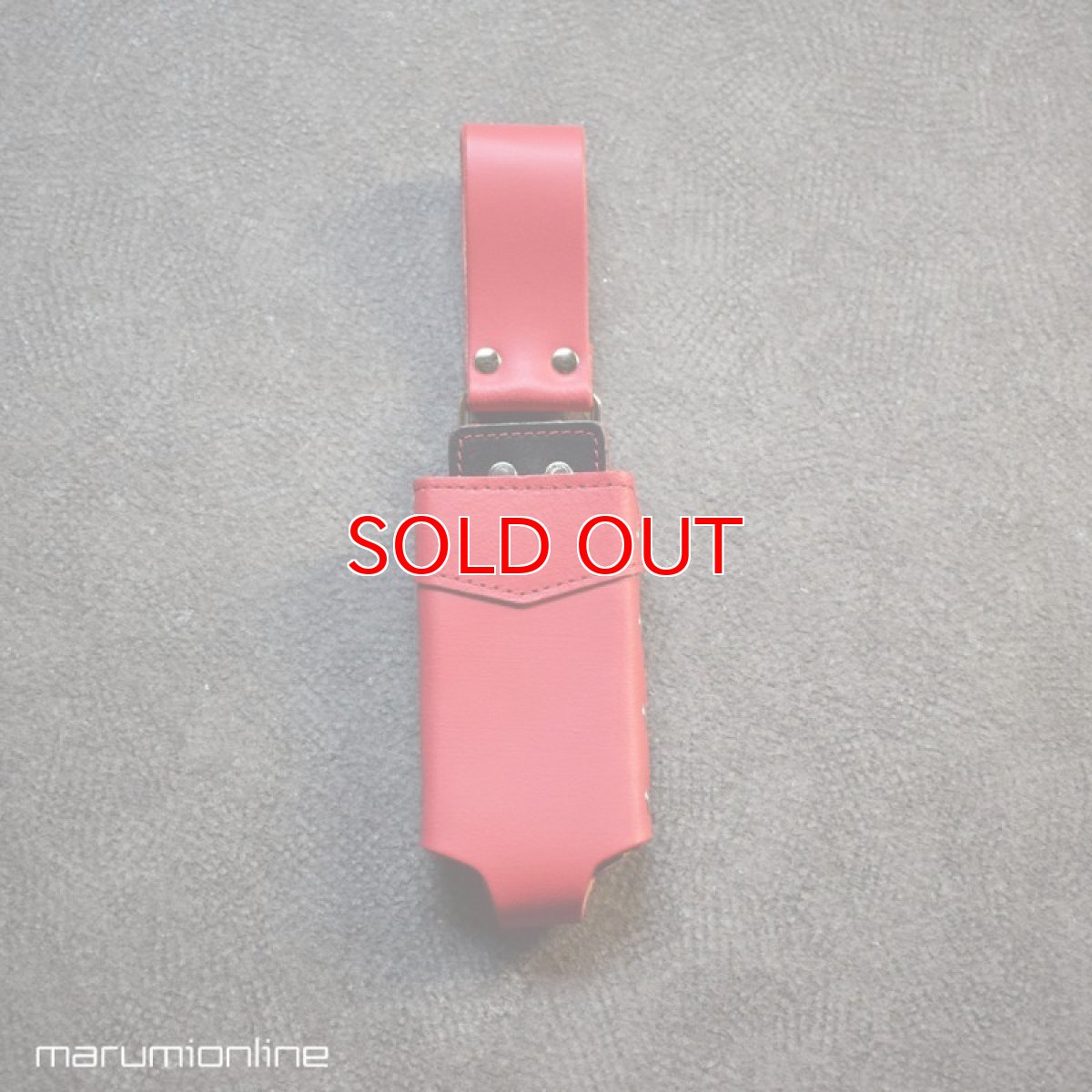 画像4: 限定 赤備え 鳶壱 LX-15RED 牛革工具差し ボックス型 マルチケース 国産本革使用 腰道具 日本製 (4)