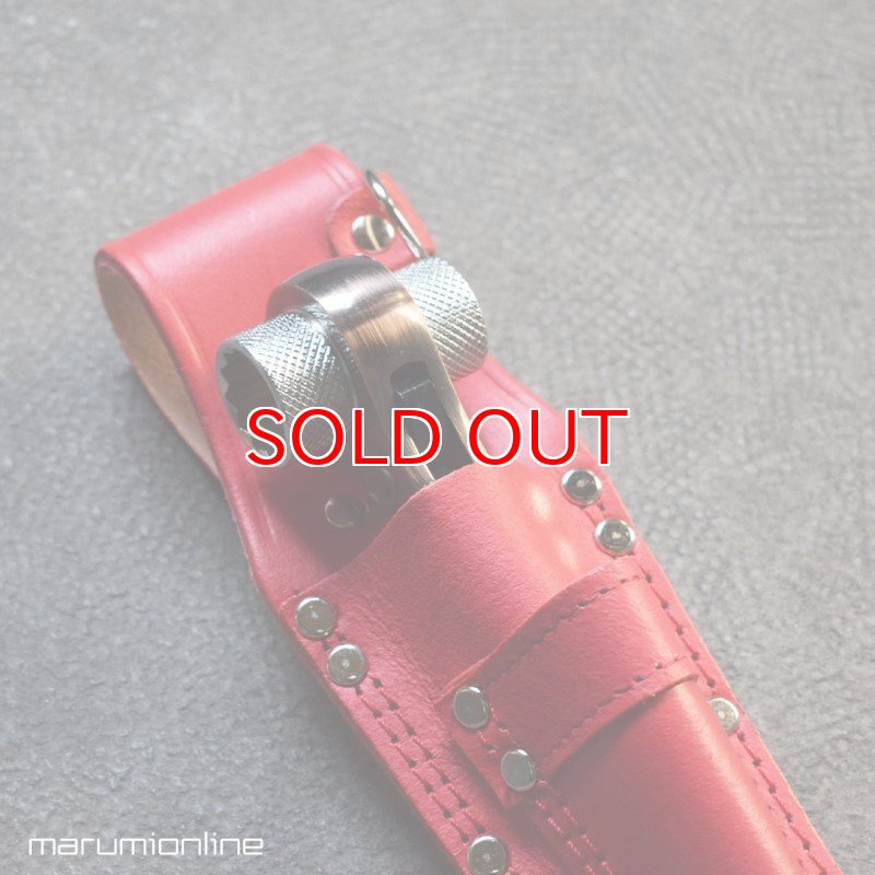 【本日限定値下げ・新品・未使用】【廃盤品】 Ruby bird 限定 赤備え 鳶壱 LX-20RED 牛革工具差し スリム 細幅 ラチェット