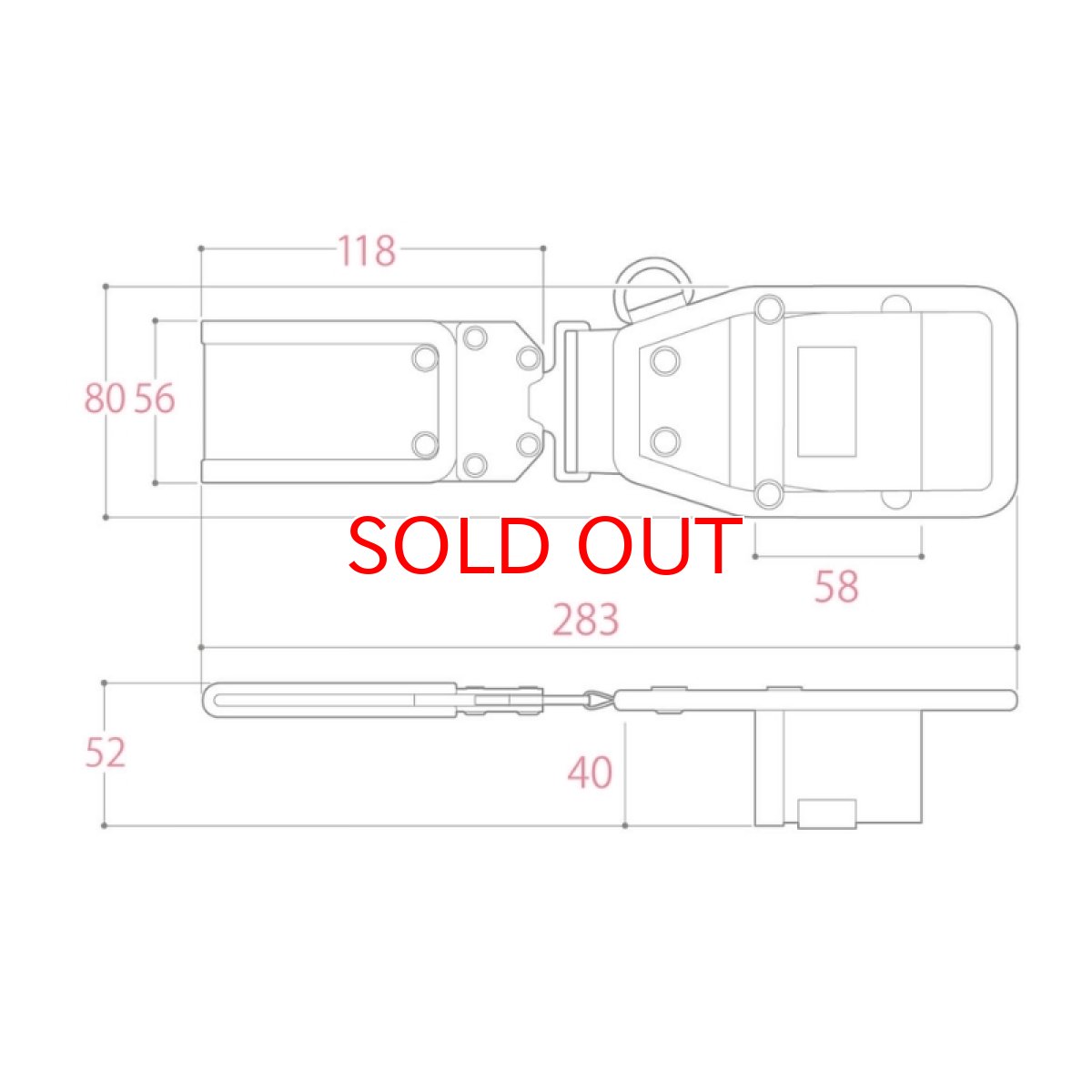 画像2: ロックス ツノダ（TSUNODA） 腰袋 腰道具 ワンタッチで外す・組み替える LOCX 着脱式 ハンマー差し バックル付き バックル付き LX-HA1B (2)