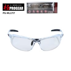 画像2: 丸三商事 プロギア 【PG-ML1】 極PROGEAR 保護メガネ クリア メラニンレンズ ハードコート 曇り止め加工 紫外線防止レンズ (2)