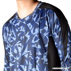画像4: ネオテライズ 春夏 インナー コンプレッション シャツ 吸汗速乾 接触冷感 ドライ ラインデザイン おしゃれ かっこいい 作業着 作業服 neoterize 114 115 (4)