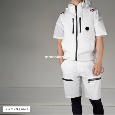 画像6: ネオテライズ ハーフパンツ 春夏 ストレッチ ナイロン 吸水速乾 おしゃれ カッコイイ 作業着 作業服 アウトドア キャンプ 337 (6)