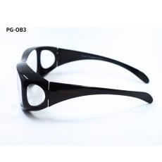 画像3: 丸三商事 プロギア 【PG-OB3】 極PROGEAR 保護メガネ クリア オーバーグラス ハードコート 曇り止め加工 紫外線防止レンズ (3)