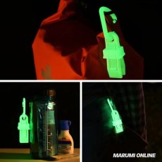 画像7: OUROBOROS ウロボロス クリップ  グローブホルダー テントクリップ 朧 蓄光タイプ （グリーン・ブルー）軽量 頑丈 1個入り (7)