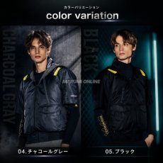 画像6: 2026年新作 アイズフロンティア 新作 2026 春夏 ペルチェ 空調ウェア 半袖ワークジャケット サイドファン 3点セット PS11025 (6)
