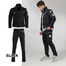 画像4: 【限定商品】【上下セット】PUMA.AT WORK. x ヒロミ コラボ PW-3041G + PW-3045G ワークジャケット カーゴパンツ 作業服 作業着 長袖 プーマ×ヒロミコラボ  (4)